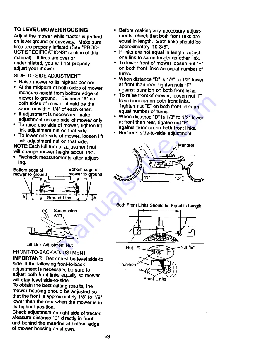 Craftsman 917.270921 Owner'S Manual Download Page 23