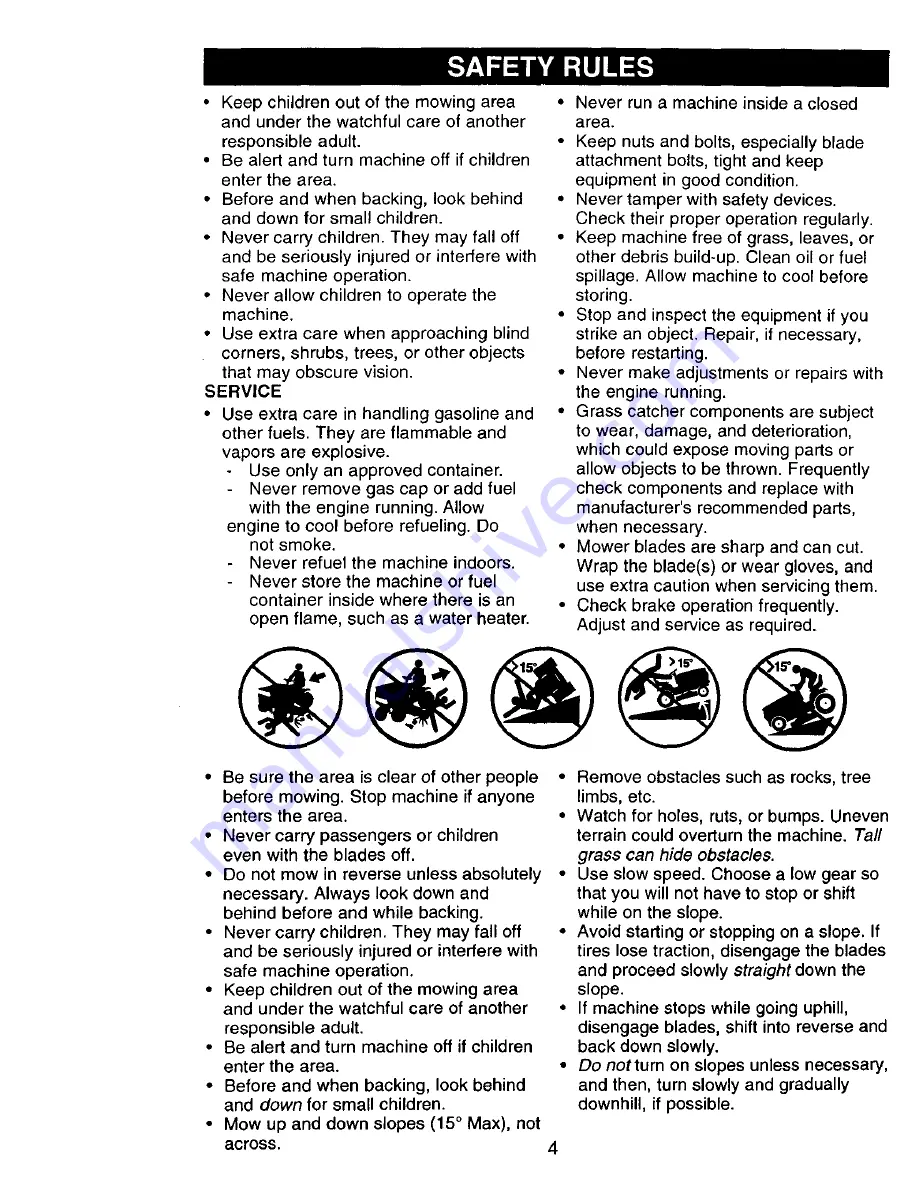 Craftsman 917.270930 Owner'S Manual Download Page 4