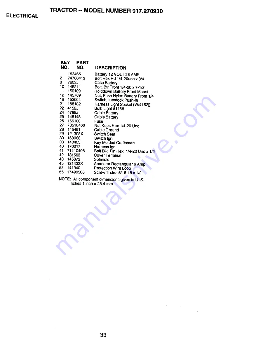 Craftsman 917.270930 Owner'S Manual Download Page 33