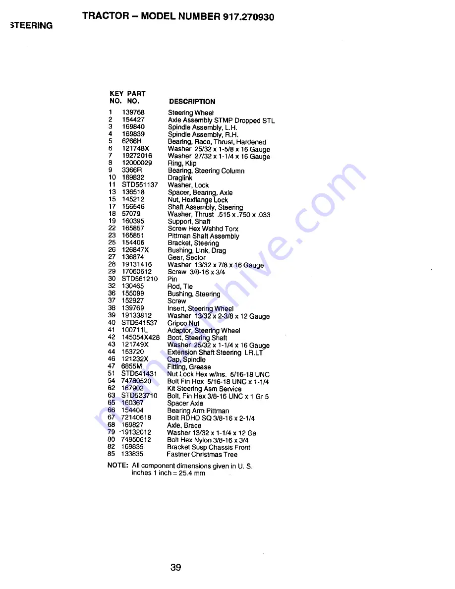 Craftsman 917.270930 Owner'S Manual Download Page 39