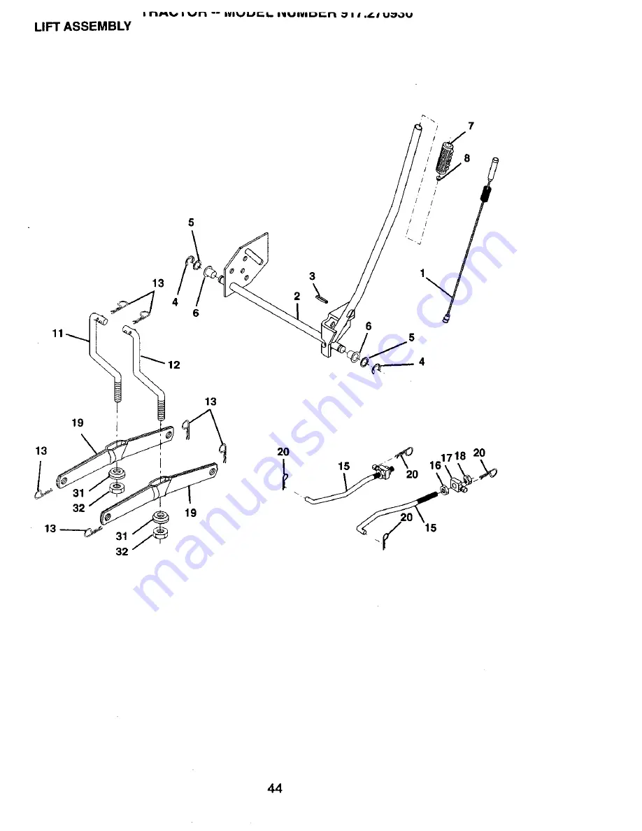 Craftsman 917.270930 Owner'S Manual Download Page 44