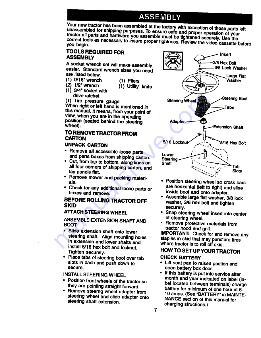 Craftsman 917.271060 Owner'S Manual Download Page 7