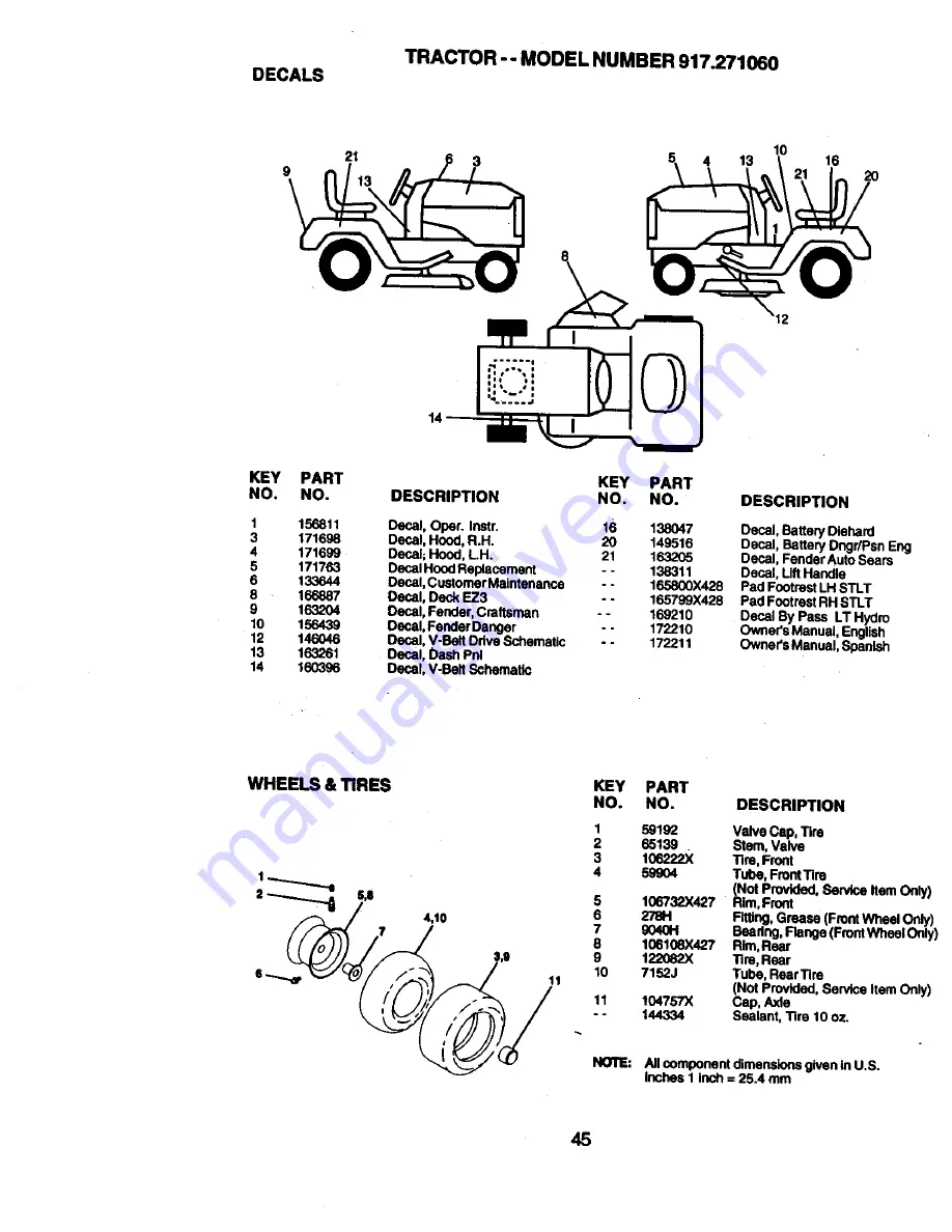 Craftsman 917.271060 Owner'S Manual Download Page 45