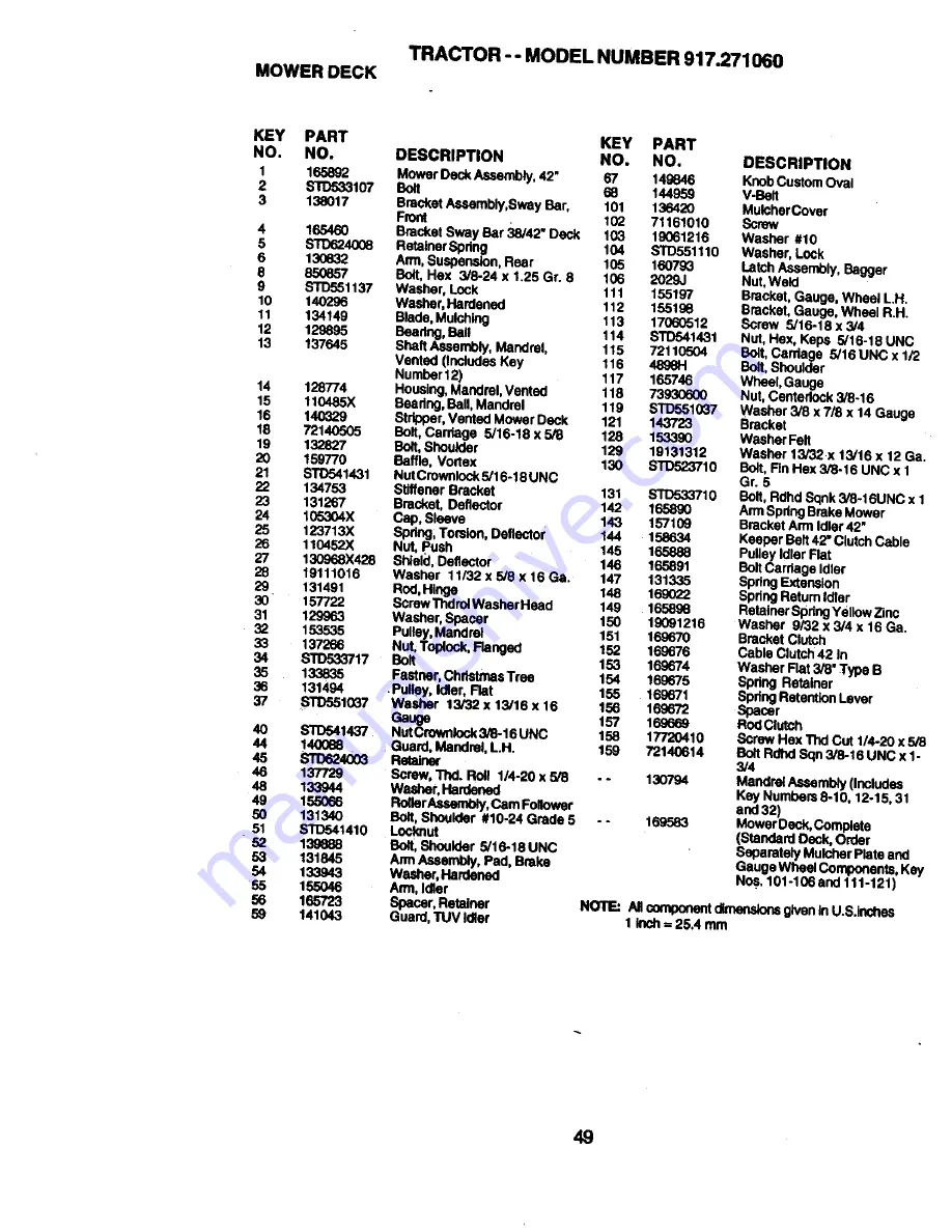 Craftsman 917.271060 Owner'S Manual Download Page 49