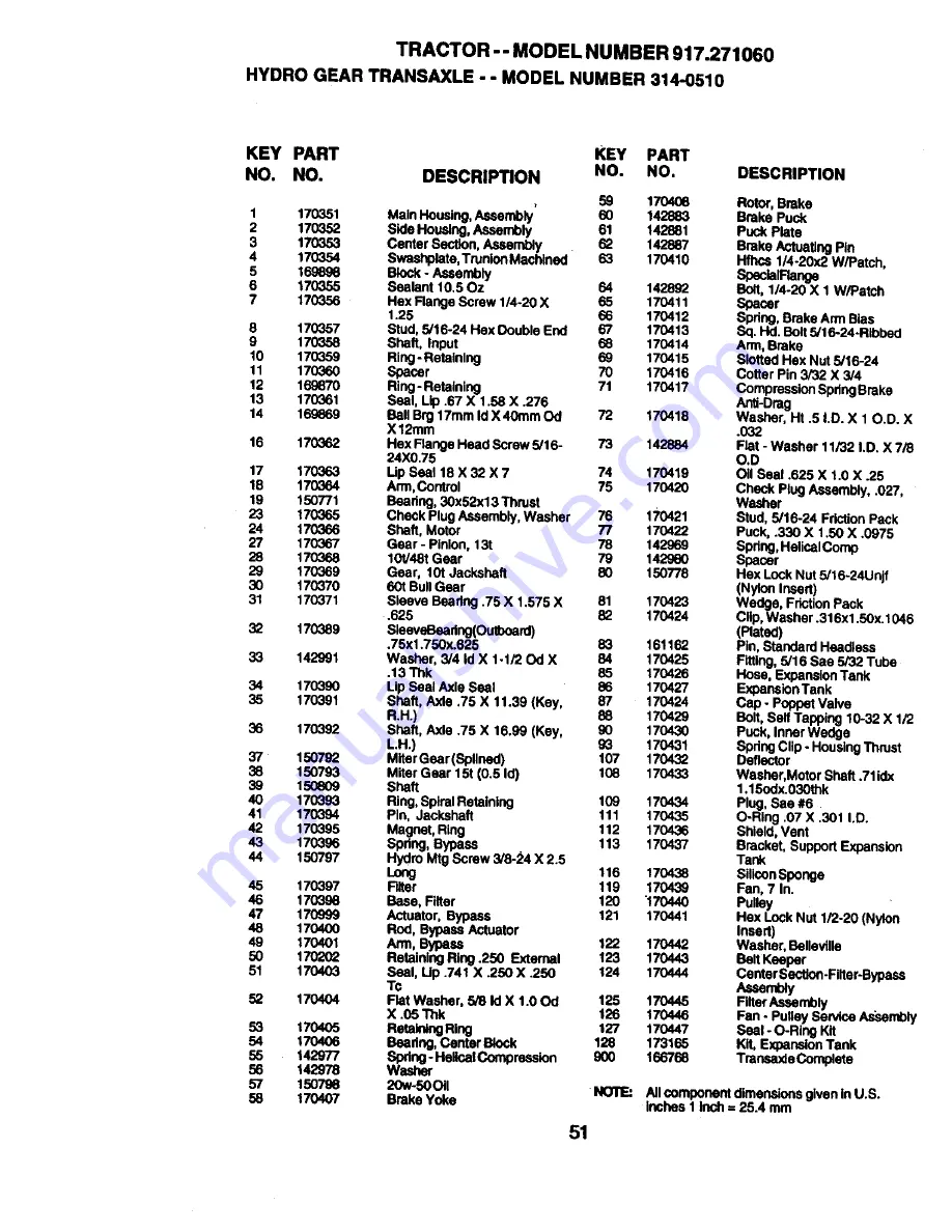 Craftsman 917.271060 Owner'S Manual Download Page 51