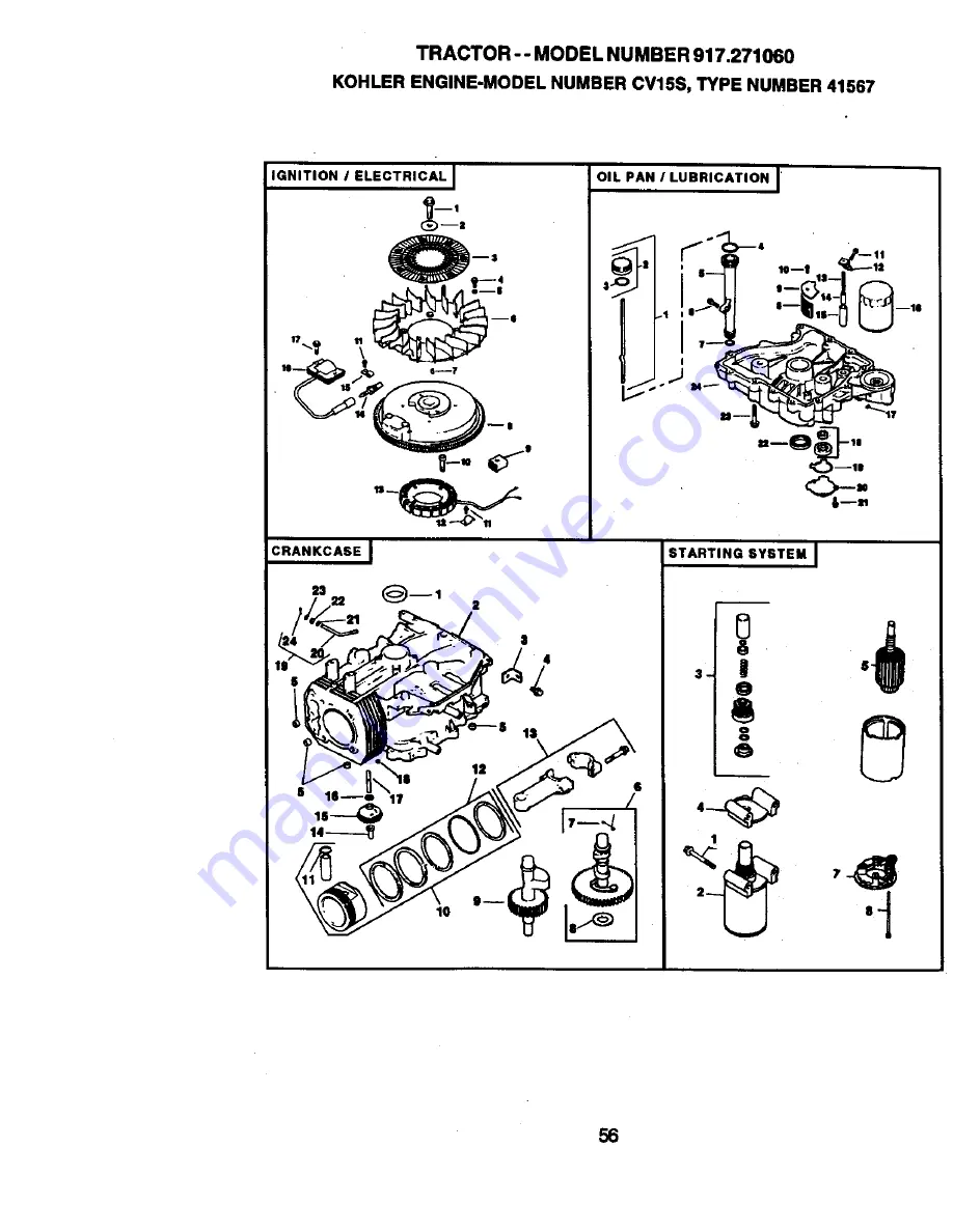 Craftsman 917.271060 Owner'S Manual Download Page 56