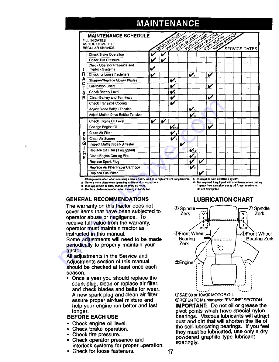 Craftsman 917.271063 Owner'S Manual Download Page 17