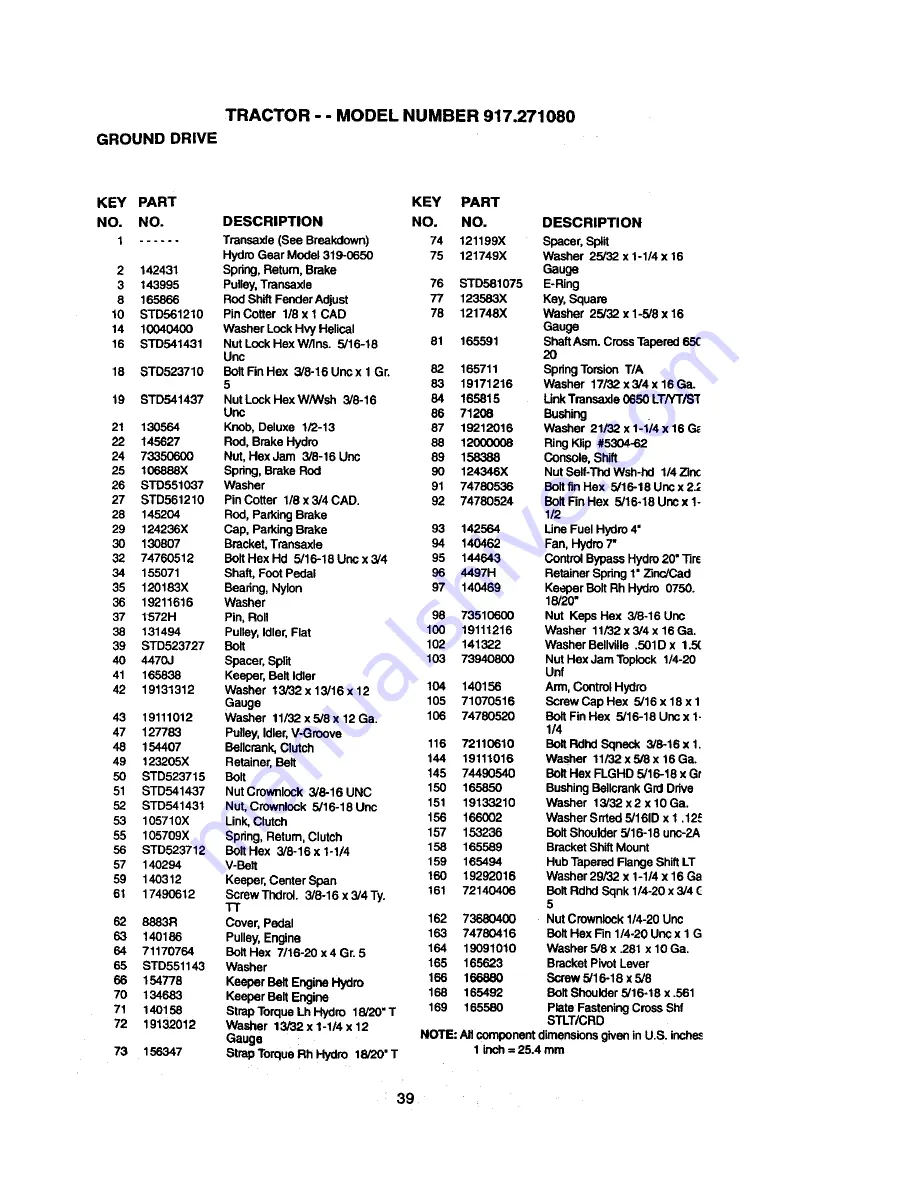 Craftsman 917.271080 Owner'S Manual Download Page 39