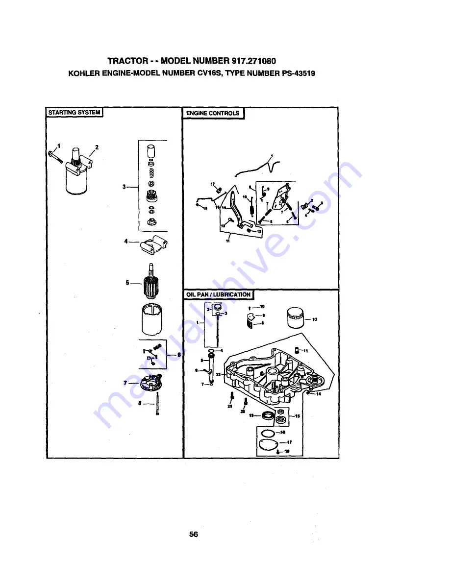 Craftsman 917.271080 Owner'S Manual Download Page 56