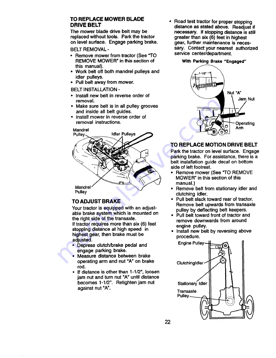 Craftsman 917.27113 Owner'S Manual Download Page 22