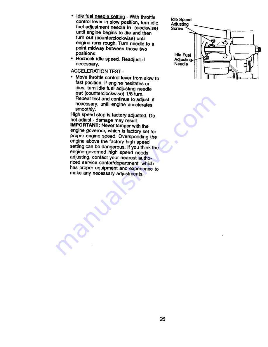 Craftsman 917.27113 Owner'S Manual Download Page 26