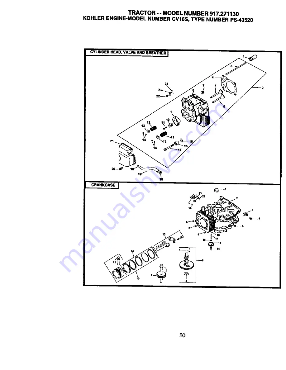 Craftsman 917.27113 Скачать руководство пользователя страница 50