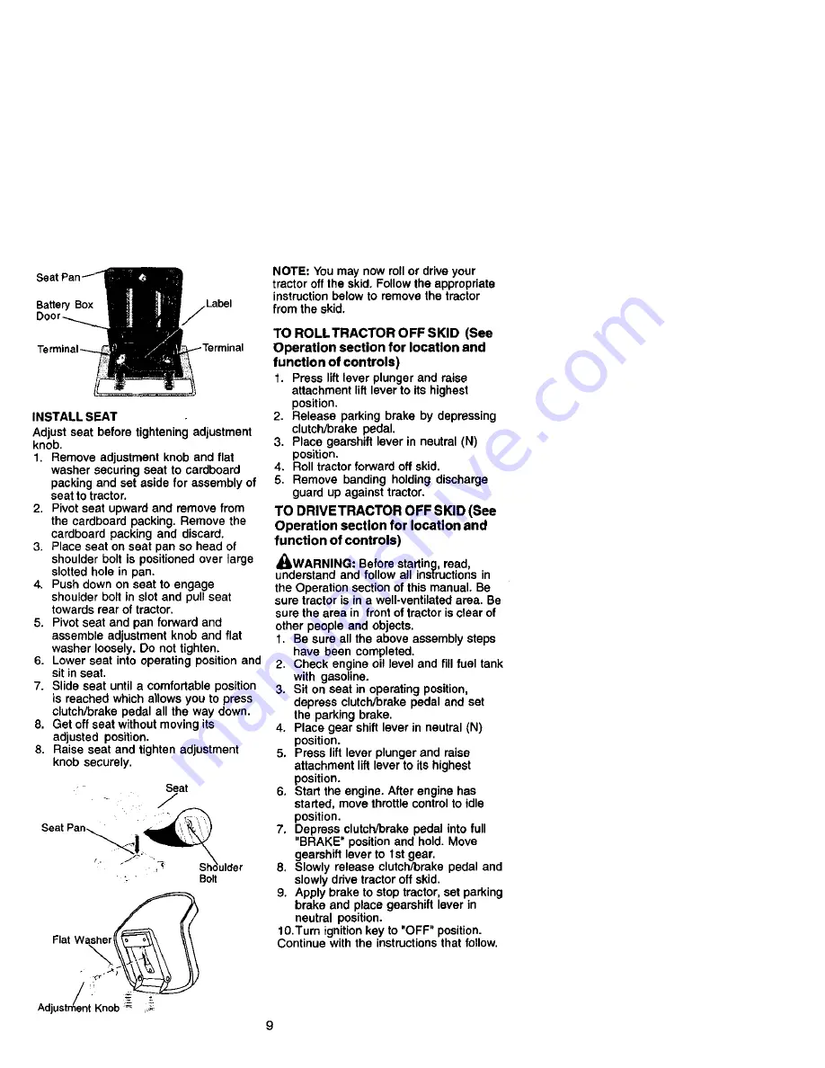 Craftsman 917.271530 Owner'S Manual Download Page 9