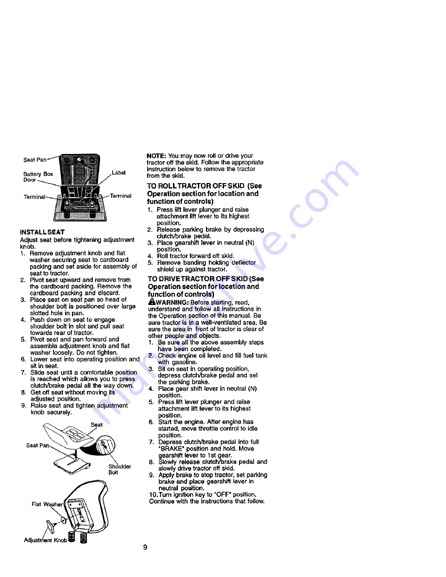 Craftsman 917.271531 Owner'S Manual Download Page 9