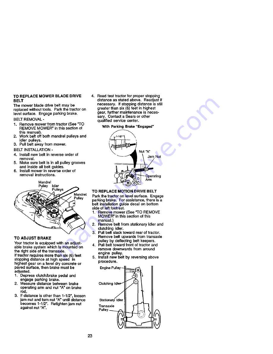 Craftsman 917.271531 Owner'S Manual Download Page 23