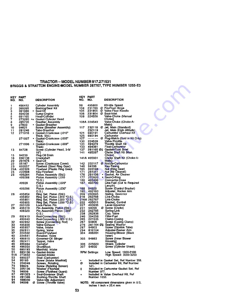 Craftsman 917.271531 Owner'S Manual Download Page 53