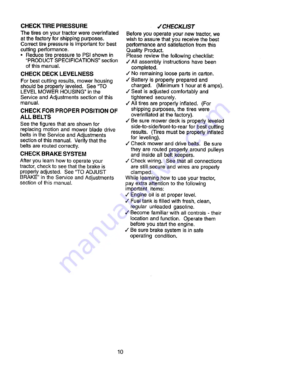 Craftsman 917.271550 Owner'S Manual Download Page 10