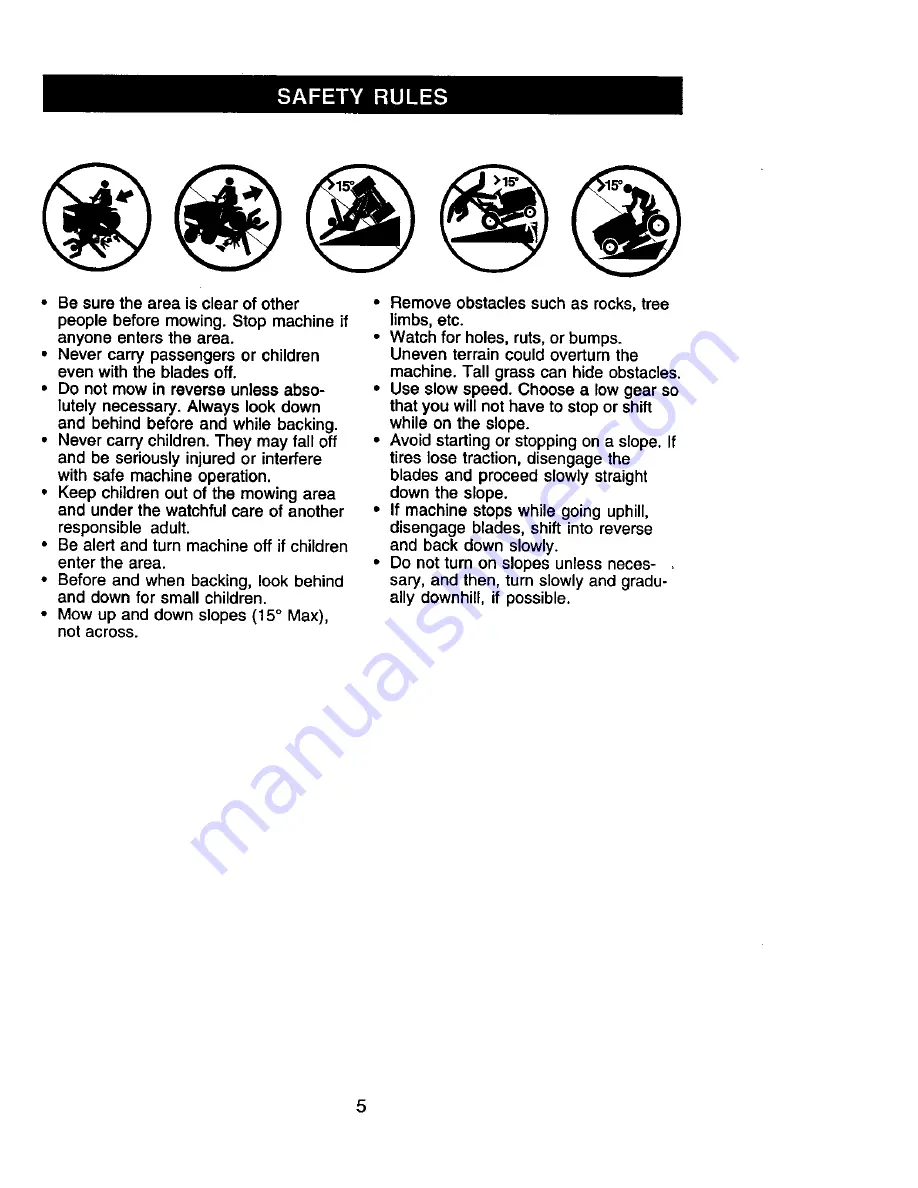 Craftsman 917.271551 Owner'S Manual Download Page 5