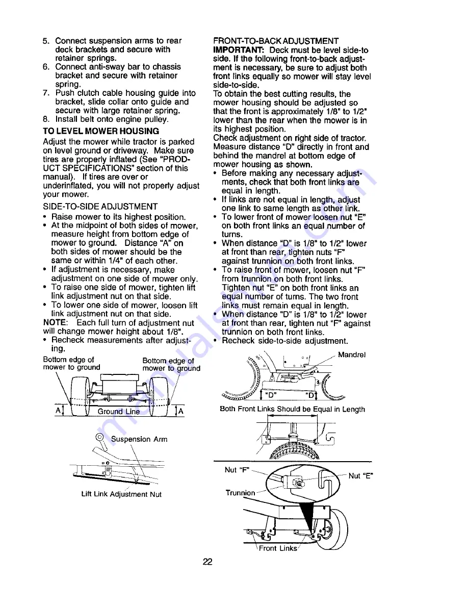 Craftsman 917.271551 Owner'S Manual Download Page 22