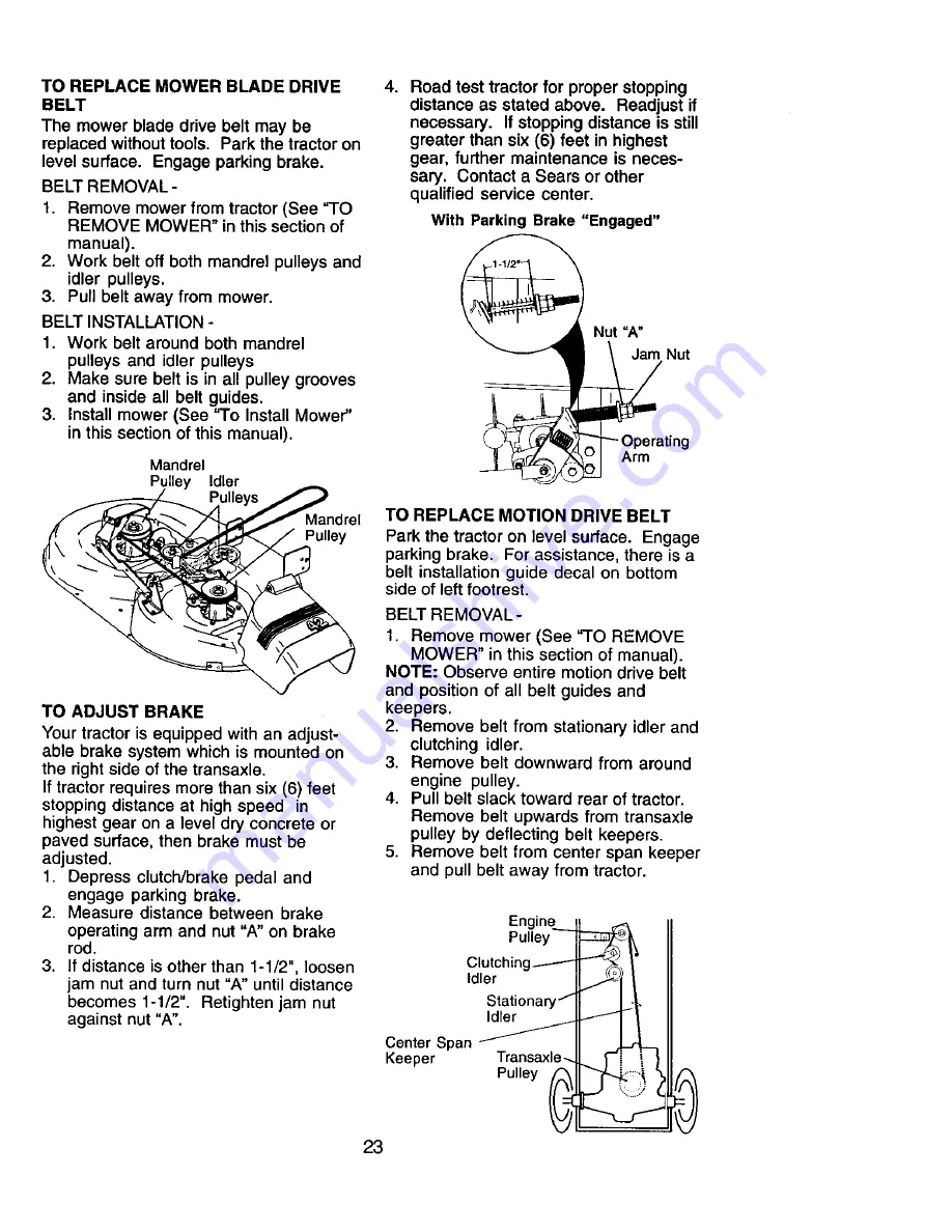 Craftsman 917.271551 Owner'S Manual Download Page 23