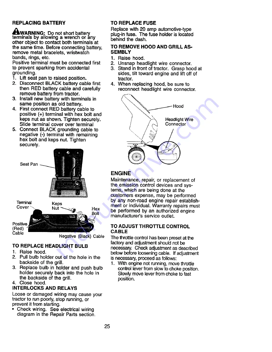 Craftsman 917.271551 Owner'S Manual Download Page 25