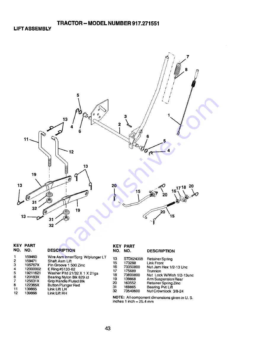 Craftsman 917.271551 Owner'S Manual Download Page 43