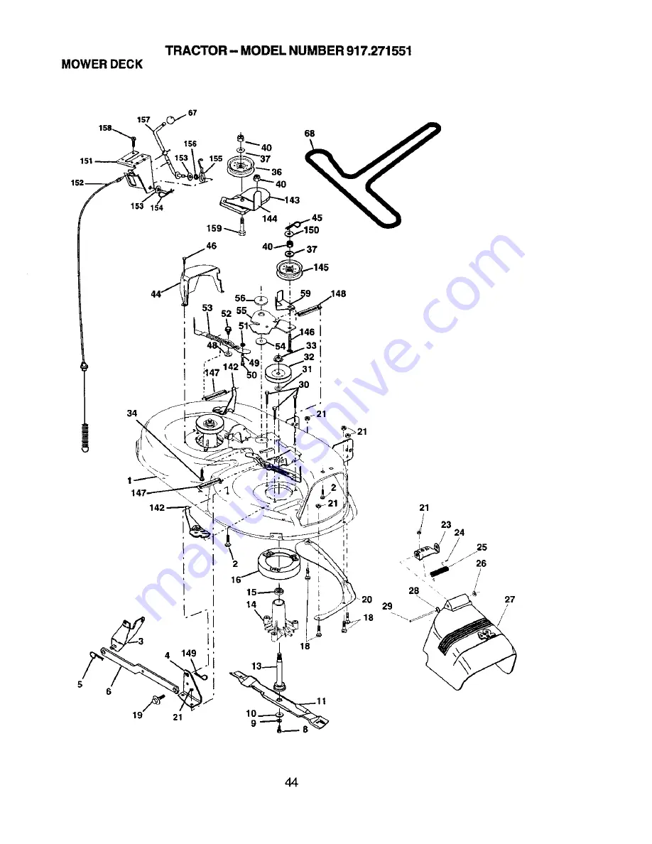 Craftsman 917.271551 Скачать руководство пользователя страница 44