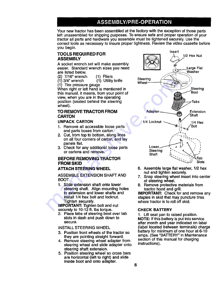 Craftsman 917.271552 Owner'S Manual Download Page 8