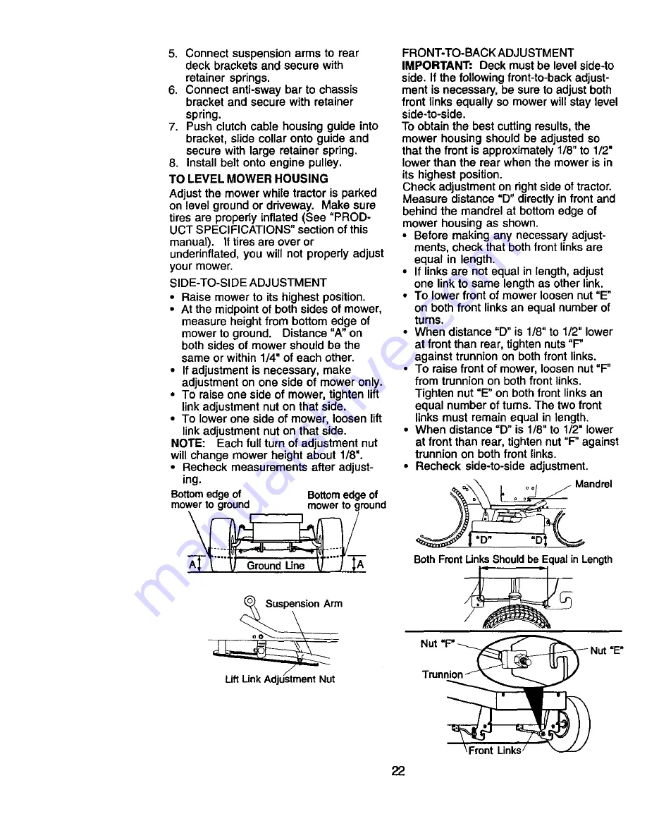 Craftsman 917.271552 Owner'S Manual Download Page 22