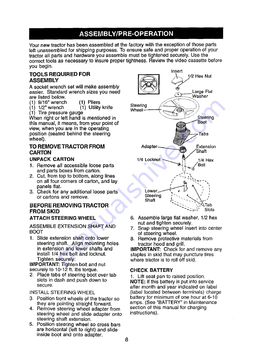 Craftsman 917.271553 Owner'S Manual Download Page 8