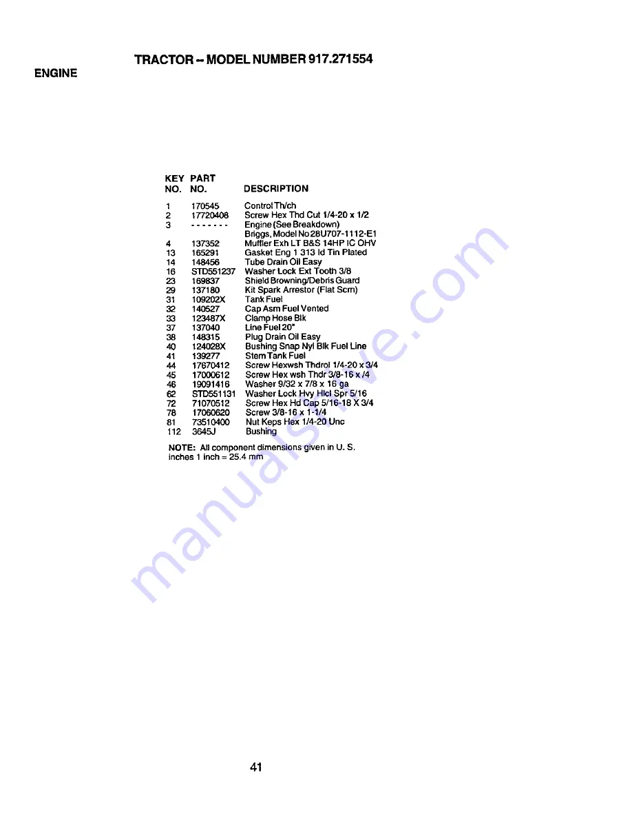 Craftsman 917.271554 Owner'S Manual Download Page 41