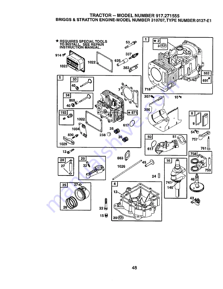 Craftsman 917.271555 Owner'S Manual Download Page 48