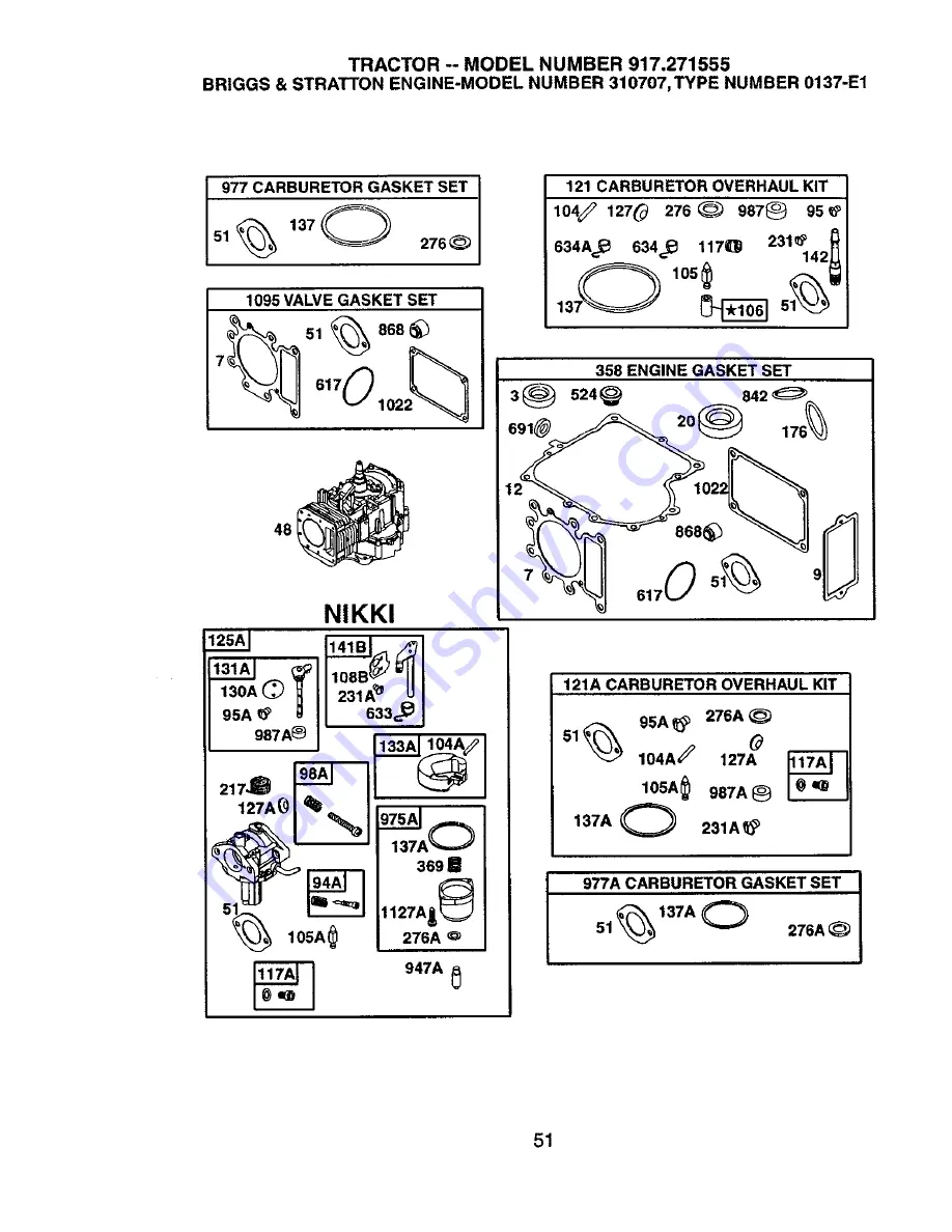 Craftsman 917.271555 Owner'S Manual Download Page 51