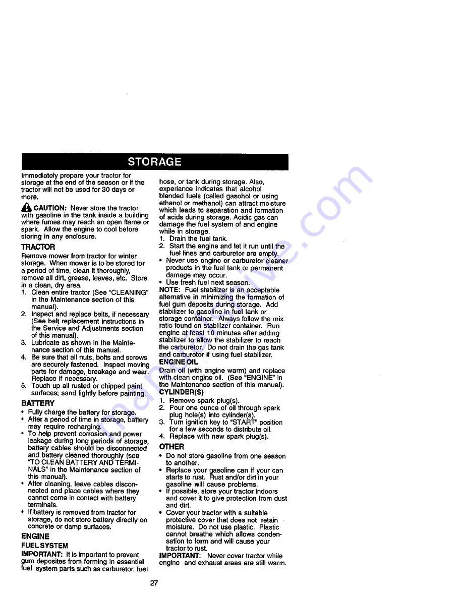 Craftsman 917.271630 Owner'S Manual Download Page 27