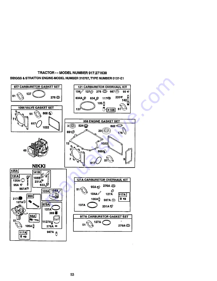 Craftsman 917.271630 Owner'S Manual Download Page 53