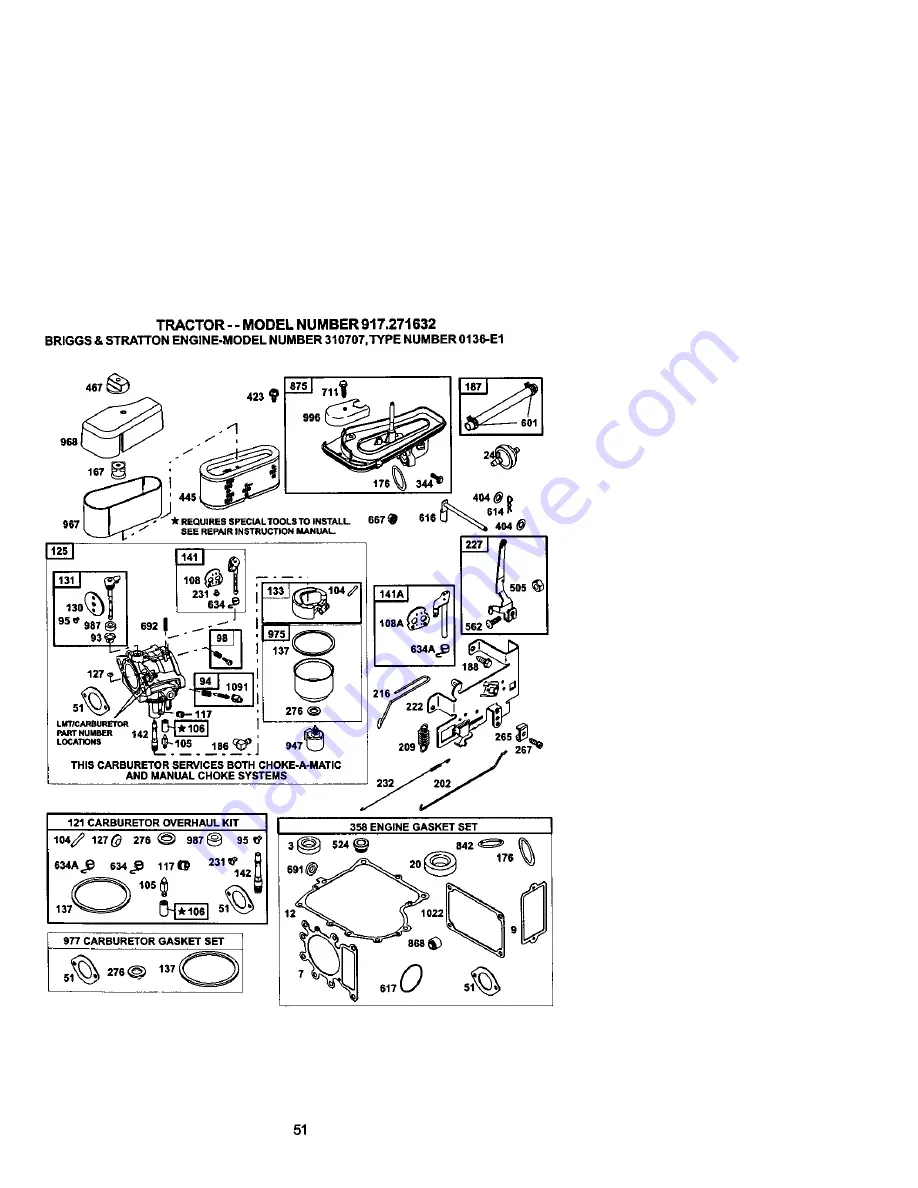 Craftsman 917.271632 Owner'S Manual Download Page 51