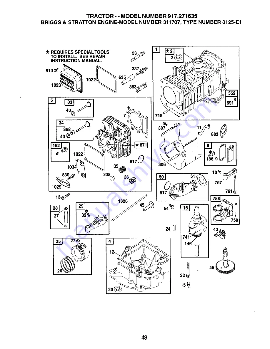 Craftsman 917.271635 Скачать руководство пользователя страница 48