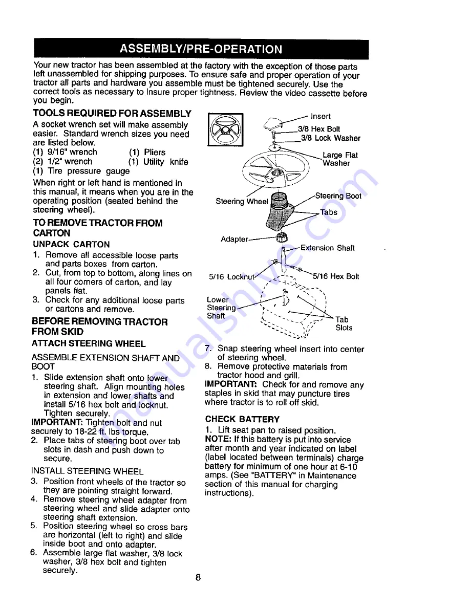 Craftsman 917.271650 Owner'S Manual Download Page 8