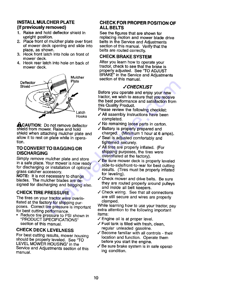 Craftsman 917.271650 Owner'S Manual Download Page 10