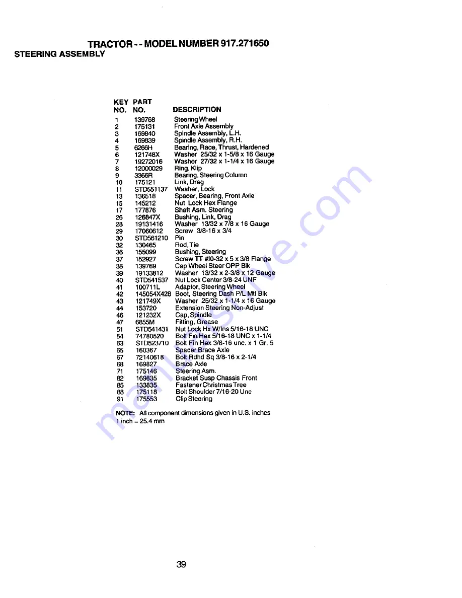 Craftsman 917.271650 Owner'S Manual Download Page 39