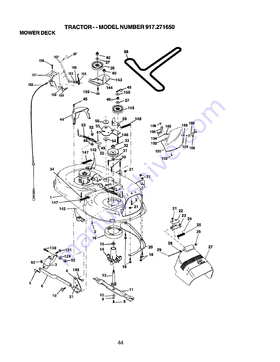 Craftsman 917.271650 Owner'S Manual Download Page 44