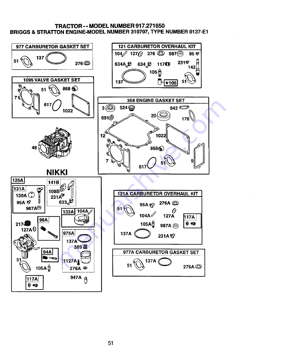 Craftsman 917.271650 Owner'S Manual Download Page 51