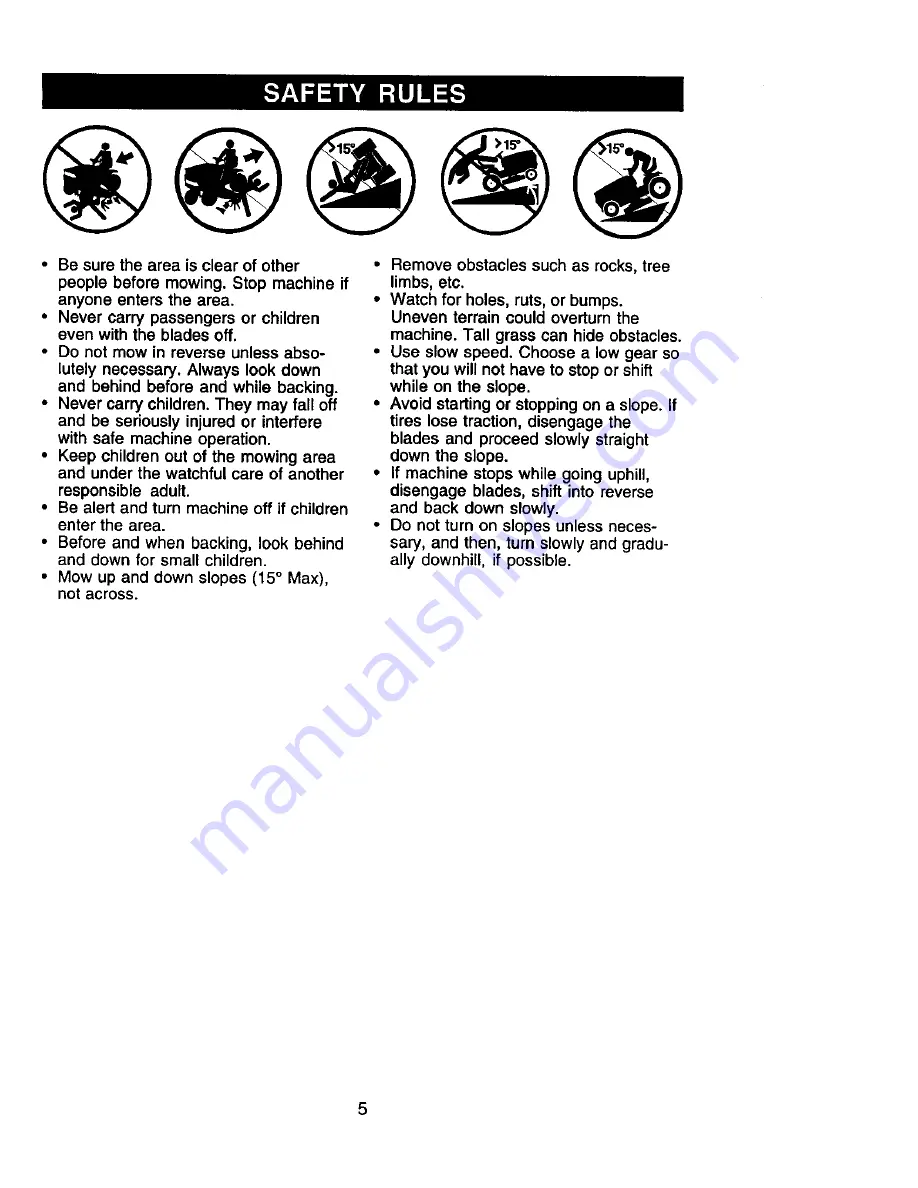 Craftsman 917.271651 Owner'S Manual Download Page 5