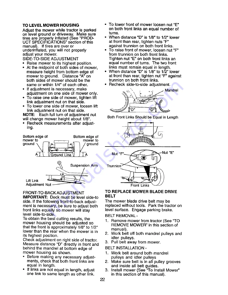 Craftsman 917.271654 Owner'S Manual Download Page 22