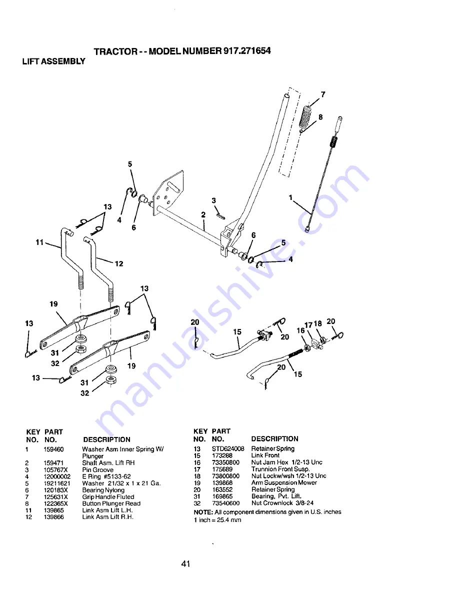 Craftsman 917.271654 Owner'S Manual Download Page 41