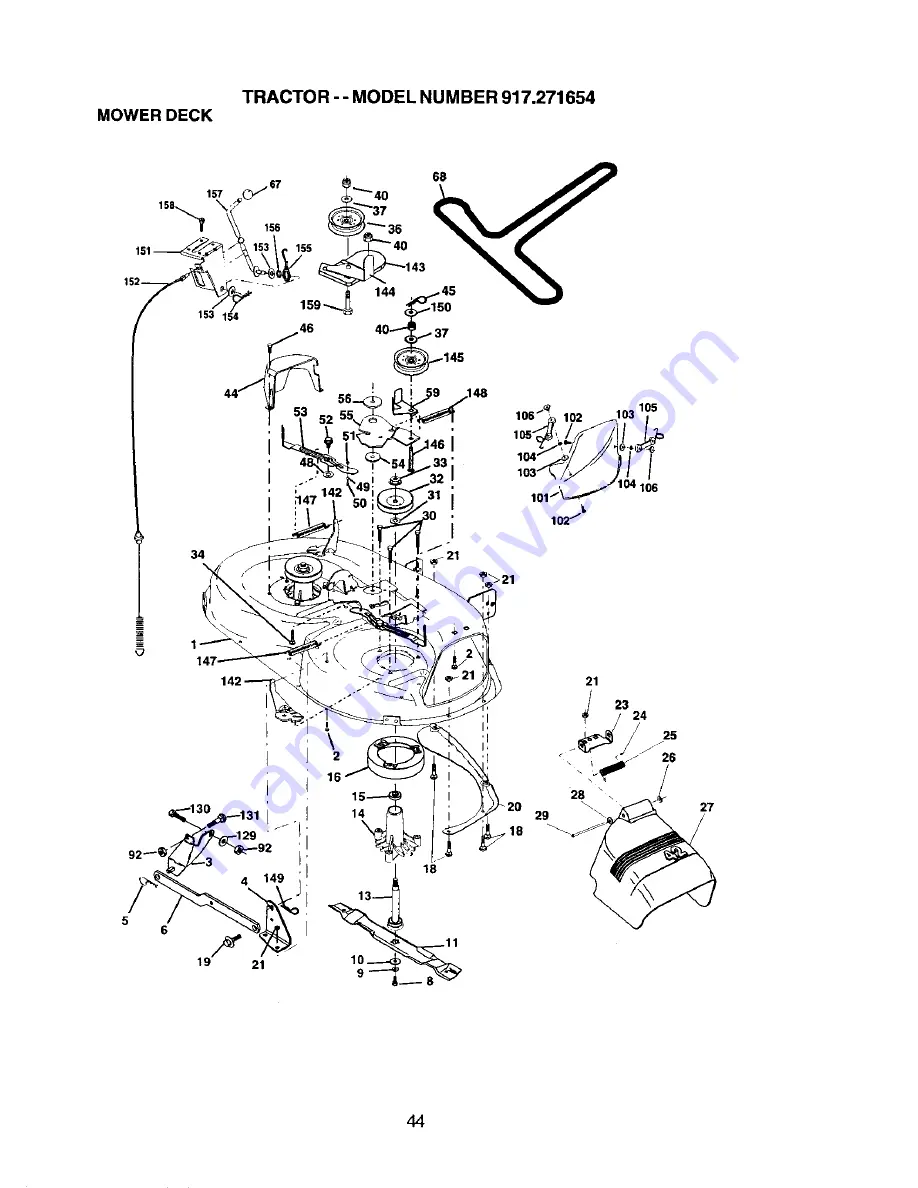 Craftsman 917.271654 Owner'S Manual Download Page 44