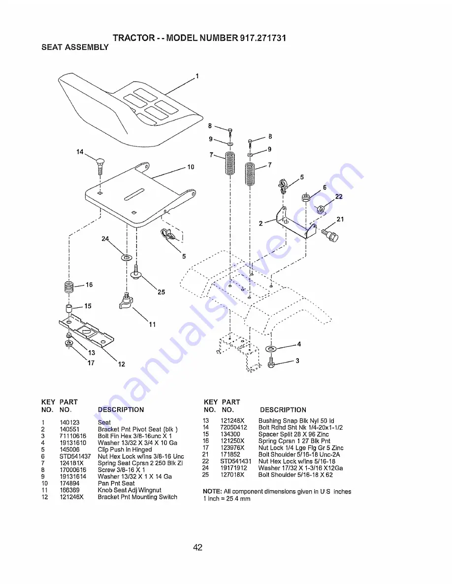 Craftsman 917.271731 Owner'S Manual Download Page 42