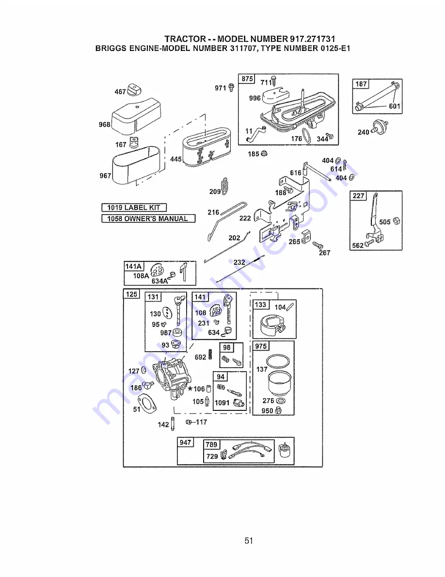 Craftsman 917.271731 Owner'S Manual Download Page 51