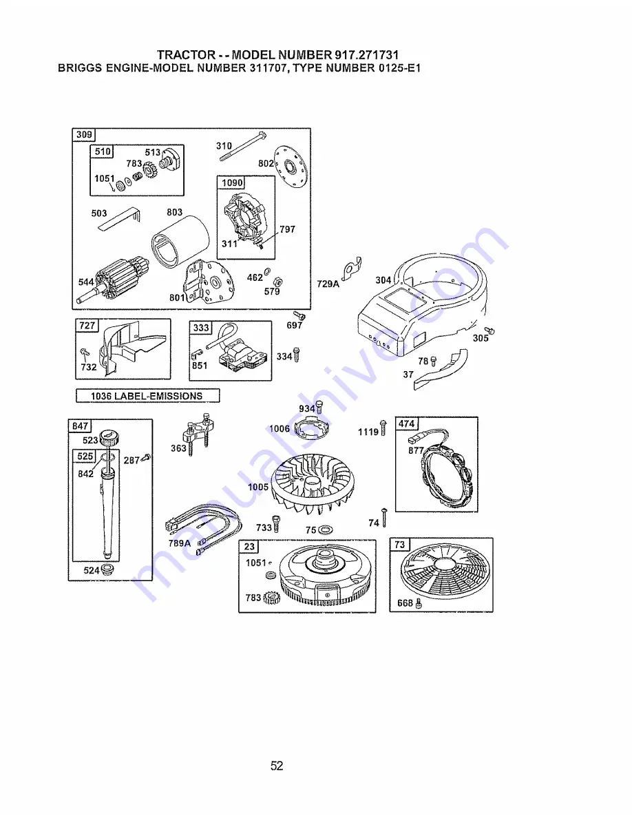 Craftsman 917.271731 Скачать руководство пользователя страница 52