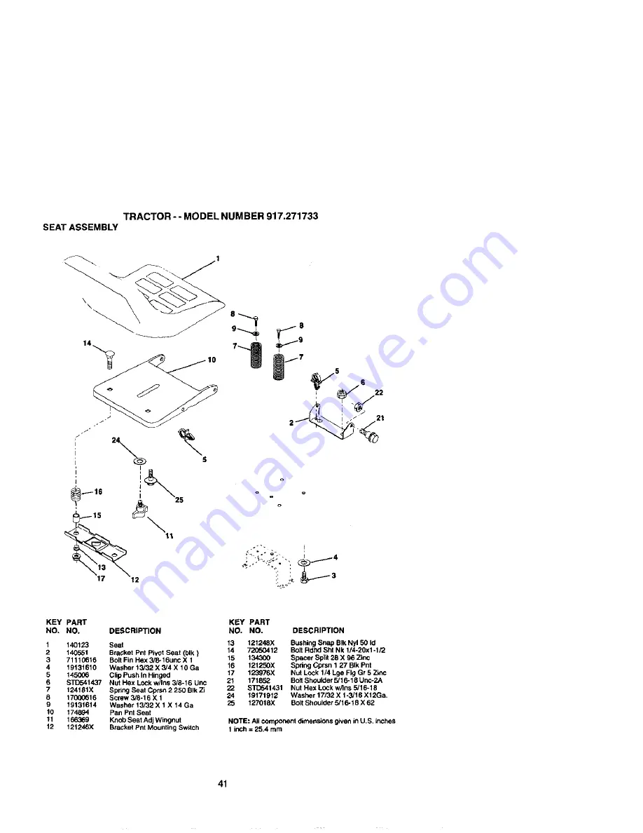 Craftsman 917.271733 Owner'S Manual Download Page 41